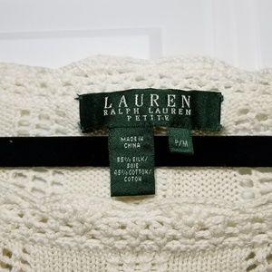 Lauren by Ralph Lauren knit top size petite Med
